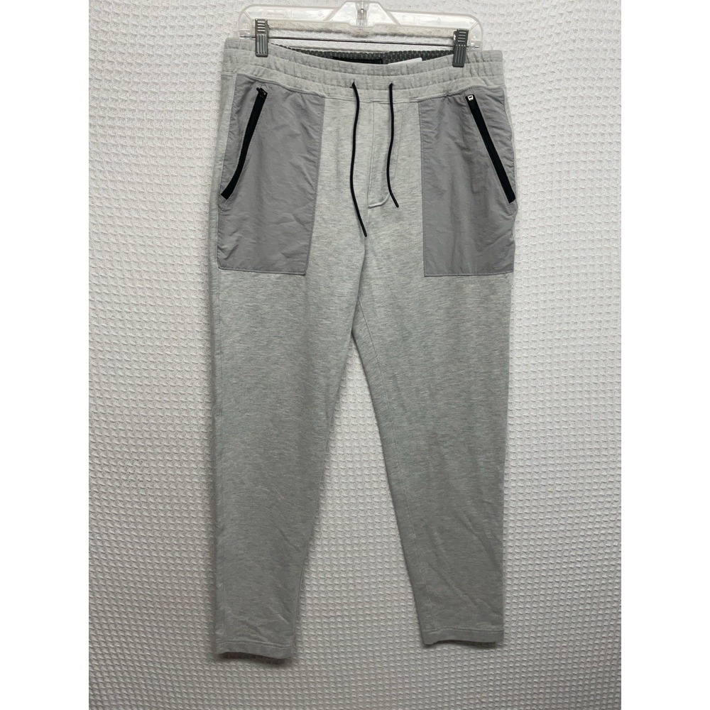 Abercrombie & Fitch Mens Grey Jogger Sweatpants Medium Drawstring Tapered Fit